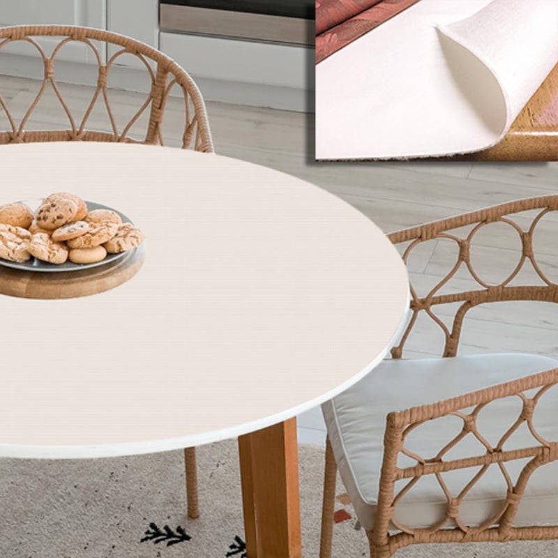 LAMINET Deluxe Cushioned Heavy-Duty Customizable Table Pads - 52" Round - Image 1